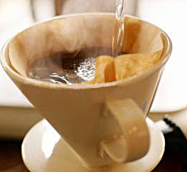 ダートコーヒードリップ式の美味しいコーヒー